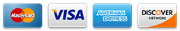 Secure payment: Visa, Mastercard, American Express, Discover